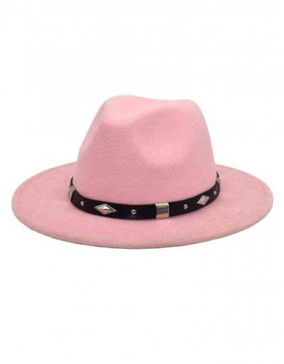 Contrast Color Fashion Women Men Jazz Hats #798642 $11.65 USD, Wholesale Fashion Hats