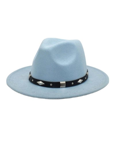 Replica Contrast Color Fashion Women Men Jazz Hats #798642 $11.65 USD for Wholesale