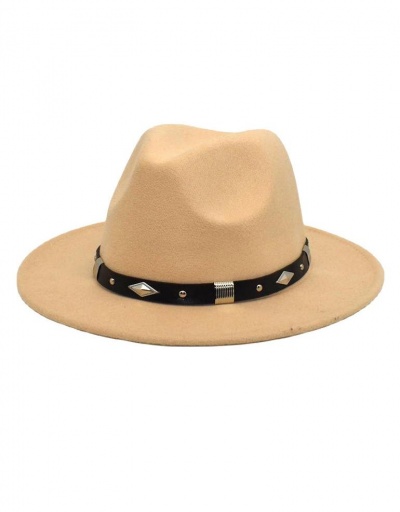 Replica Contrast Color Fashion Women Men Jazz Hats #798642 $11.65 USD for Wholesale