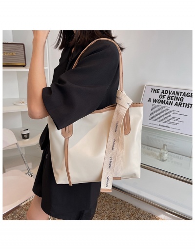 Replica  Contrast Color PU One Shoulder Tote Bags #798645 $9.23 USD for Wholesale