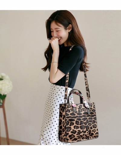 Replica  PU Leopard Print Two Piece Women's Bag #798647 $25.90 USD for Wholesale