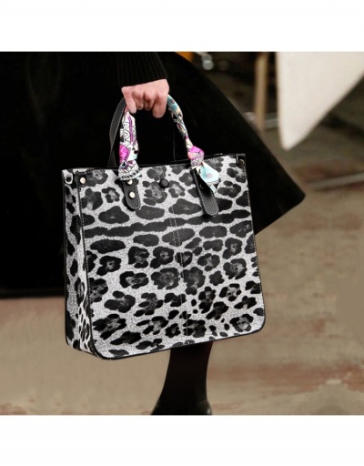 Replica  PU Leopard Print Two Piece Women's Bag #798647 $25.90 USD for Wholesale