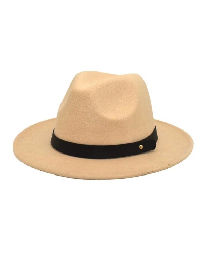 Replica British Style Woolen Felt Wide Brim Fedora Hat #798648 $11.54 USD for Wholesale