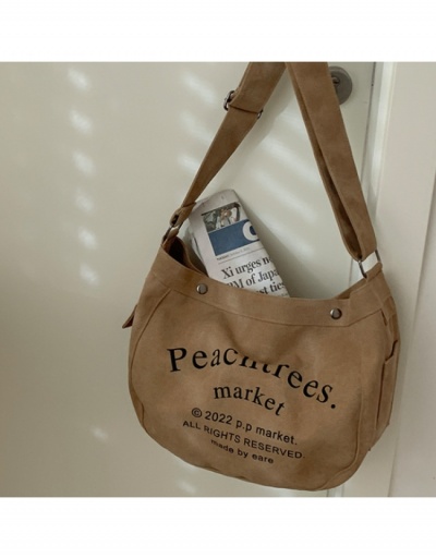 Replica Casual Travel Letter Print Canvas Shoulder Tote Bags #798649 $16.90 USD for Wholesale