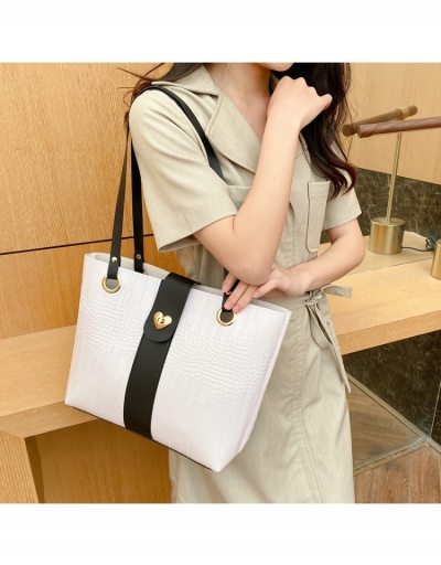 Alligator Print Contrast Color Elegant Tote Bags #798658 $8.43 USD, Wholesale Fashion Tote Bag