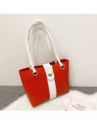 Replica Alligator Print Contrast Color Elegant Tote Bags #798658 $8.43 USD for Wholesale