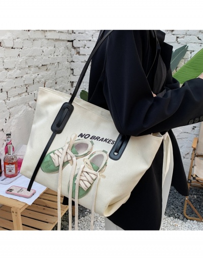 Replica  Canvas Fashion Printing Letter Large Capacity Tote Bag #798662 $21.63 USD for Wholesale