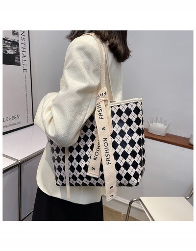  Versatile Rhombus Lattice Easy Matching Tote Bag For Women #798664 $20.03 USD, Wholesale Fashion Tote Bag