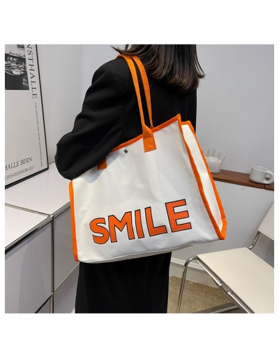 Replica Contrast Color Letter Shoulder Tote Bags #798666 $9.69 USD for Wholesale