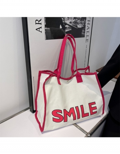 Replica Contrast Color Letter Shoulder Tote Bags #798666 $9.69 USD for Wholesale