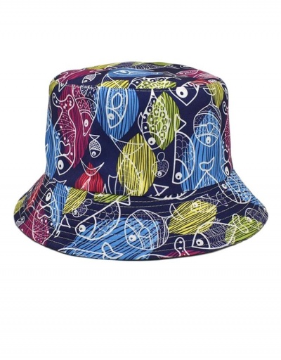 Replica New Colorful Print Reversible Bucket Hat #798670 $9.48 USD for Wholesale