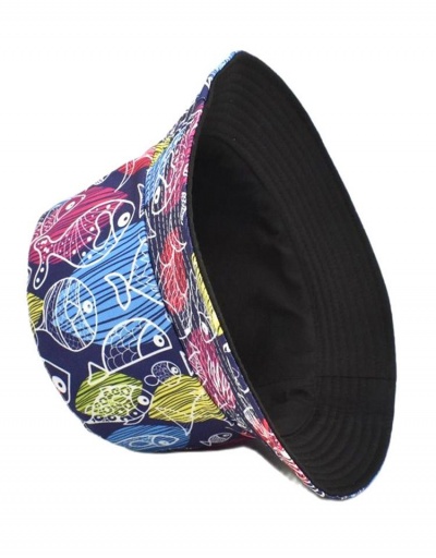 Replica New Colorful Print Reversible Bucket Hat #798670 $9.48 USD for Wholesale