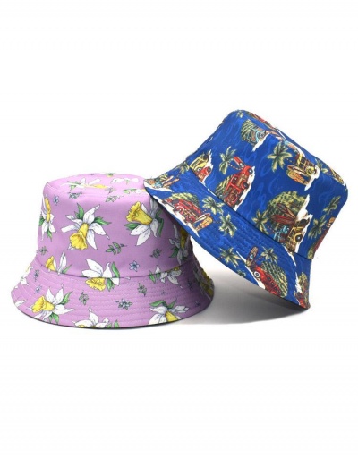 Colorful Printed Beach Bucket Hat #798676 $10.23 USD, Wholesale Fashion Hats