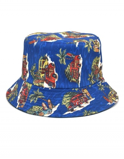 Replica Colorful Printed Beach Bucket Hat #798676 $10.23 USD for Wholesale