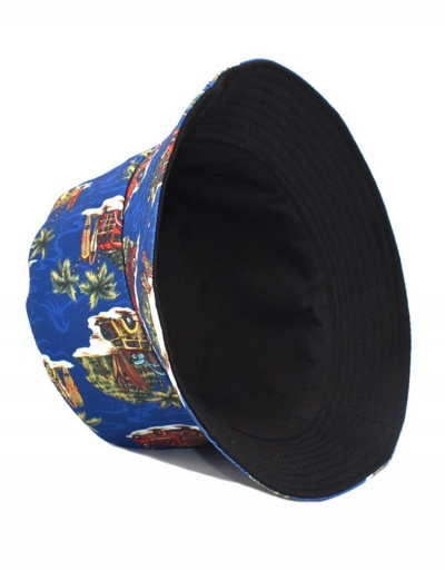 Replica Colorful Printed Beach Bucket Hat #798676 $10.23 USD for Wholesale