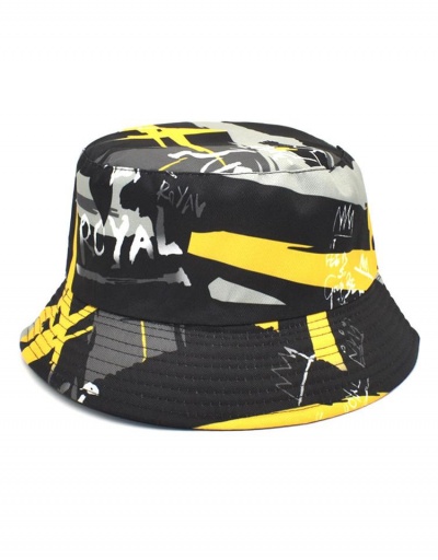 Replica Street Print Reversible Designer Bucket Hat Couple #798680 $8.97 USD for Wholesale