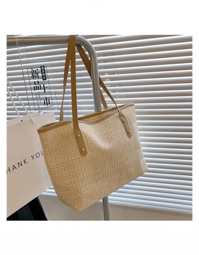 Replica New Woven Patchwork Casual Large Tote Bags #798681 $10.69 USD for Wholesale