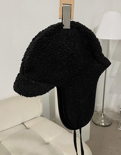 Replica Korean Style Lambswool Warm Plush Girls Cap #798695 $13.50 USD for Wholesale