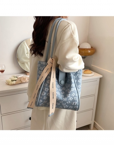 Replica   Fashion Flower Letter Patch Shoulder Tote Bag #798696 $21.63 USD for Wholesale