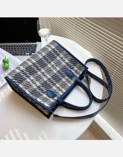 Replica  2022 Fashion Plaid Tote Bag #798705 $16.98 USD for Wholesale