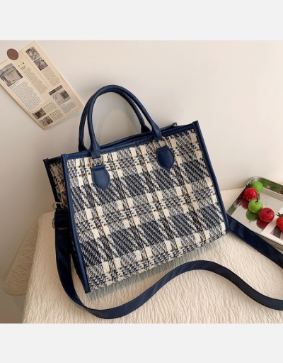 Replica  2022 Fashion Plaid Tote Bag #798705 $16.98 USD for Wholesale