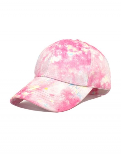 Replica Colorful Tie Dye Printed Outdoor Baseball Cap #798706 $9.67 USD for Wholesale