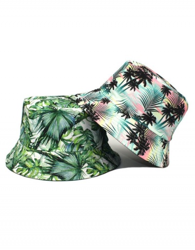 Travel Plant Printing Sun-Prof Bucket Cap #798711 $10.83 USD, Wholesale Fashion Hats