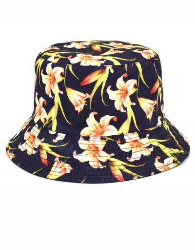 Replica Travel Plant Printing Sun-Prof Bucket Cap #798711 $10.83 USD for Wholesale