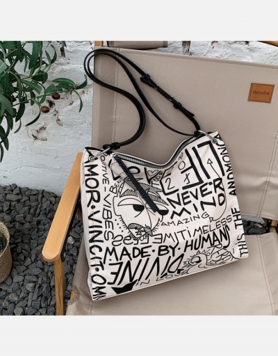   Fashion Letter Printing  Shoulder Tote Bag #798712 $20.83 USD, Wholesale Fashion Tote Bag