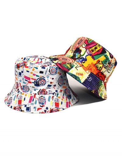 Cotton Graphic Print Hip Hop Unisex Fisherman Hat  #798715 $10.83 USD, Wholesale Fashion Hats