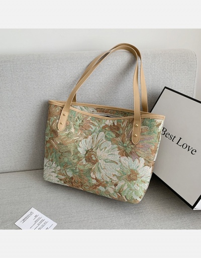 New Retro Fashion High-Capacity Tote Bag Womens #798716 $11.10 USD, Wholesale Fashion Tote Bag