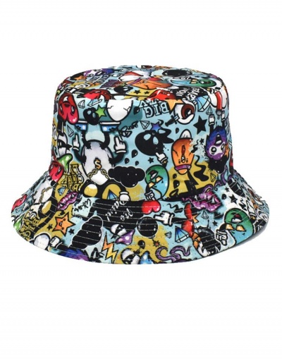 Replica Casual Print Hip Hop Unisex Fisherman Hat  #798717 $10.83 USD for Wholesale