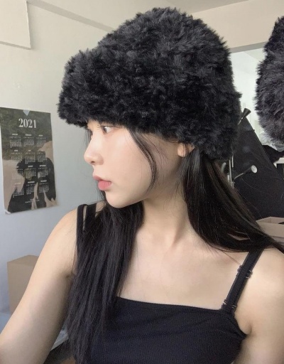 Replica Causal White Fluffy Winter Warmth Unisex Caps #798718 $16.38 USD for Wholesale