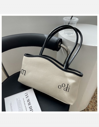 Replica Easy Matching Contrast Color Letter Tote Bag #798723 $21.63 USD for Wholesale