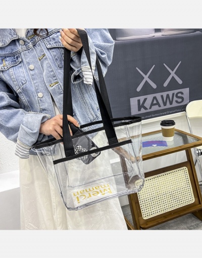 Summer Fashion PVP Clear Tote Bags #798728 $11.38 USD, Wholesale Fashion Tote Bag