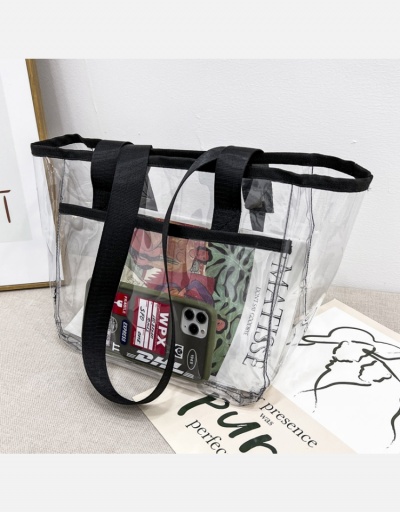 Replica Summer Fashion PVP Clear Tote Bags #798728 $11.38 USD for Wholesale