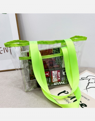 Replica Summer Fashion PVP Clear Tote Bags #798728 $11.38 USD for Wholesale