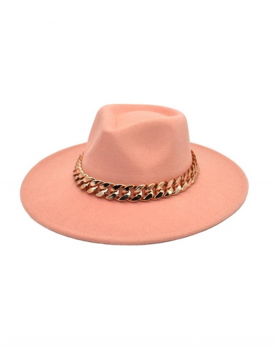 Replica British Style Chain Patch Jazz Fedora Hat #798729 $13.00 USD for Wholesale