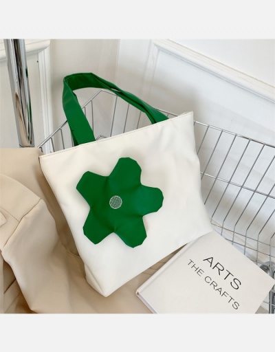 Casual Contrast Color Flower Tote Bags For Women #798732 $10.33 USD, Wholesale Fashion Tote Bag