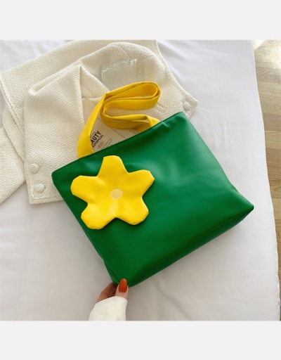 Replica Casual Contrast Color Flower Tote Bags For Women #798732 $10.33 USD for Wholesale