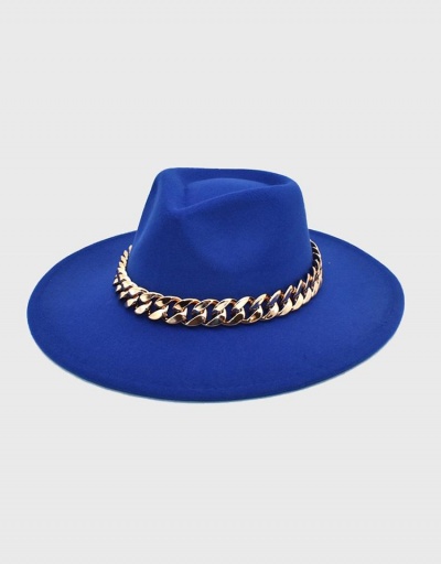 British Style Patch Woolen Jazz Fedora Hat #798733 $14.04 USD, Wholesale Fashion Hats