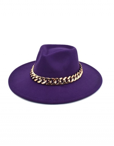 Replica British Style Patch Woolen Jazz Fedora Hat #798733 $14.04 USD for Wholesale