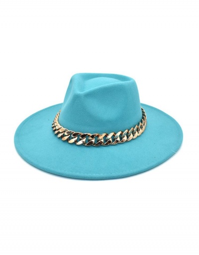 Replica British Style Patch Woolen Jazz Fedora Hat #798733 $14.04 USD for Wholesale