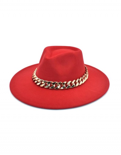 Replica British Style Patch Woolen Jazz Fedora Hat #798733 $14.04 USD for Wholesale