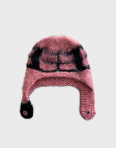 Replica Youthful Versatile Contrast Color Knitted Cap #798736 $13.00 USD for Wholesale