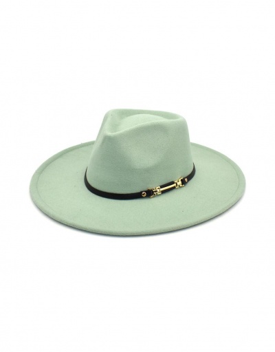 Replica Easy Matching Outdoors Solid Unisex Fedora Hat #798740 $12.43 USD for Wholesale