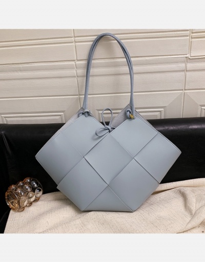 Replica Trending Solid High-Capacity Woven Tote Bag #798741 $26.33 USD for Wholesale