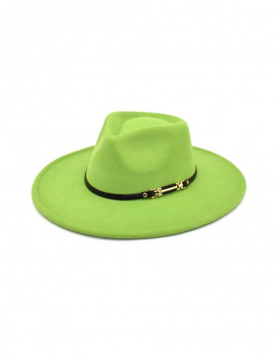 Replica Classic PU Belt Solid Wide Brim Cap #798742 $11.99 USD for Wholesale