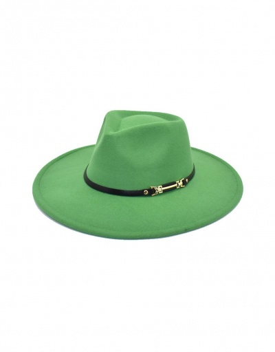 Replica Classic PU Belt Solid Wide Brim Cap #798742 $11.99 USD for Wholesale