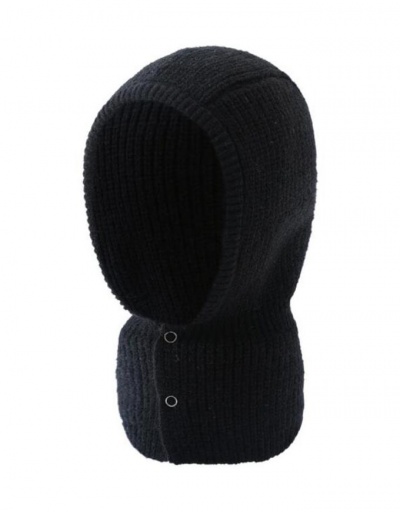 Replica Popular Solid Trendy Button Unisex Knitted Cap #798745 $12.20 USD for Wholesale